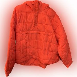 NEW WITH TAGS: Primaloft Neon Orange Thermoplume Insulated Medium Coat